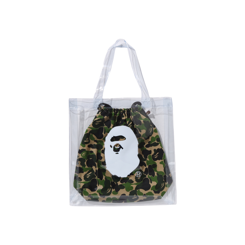 Сумка A BATHING APE (зеленая прозрачная)
