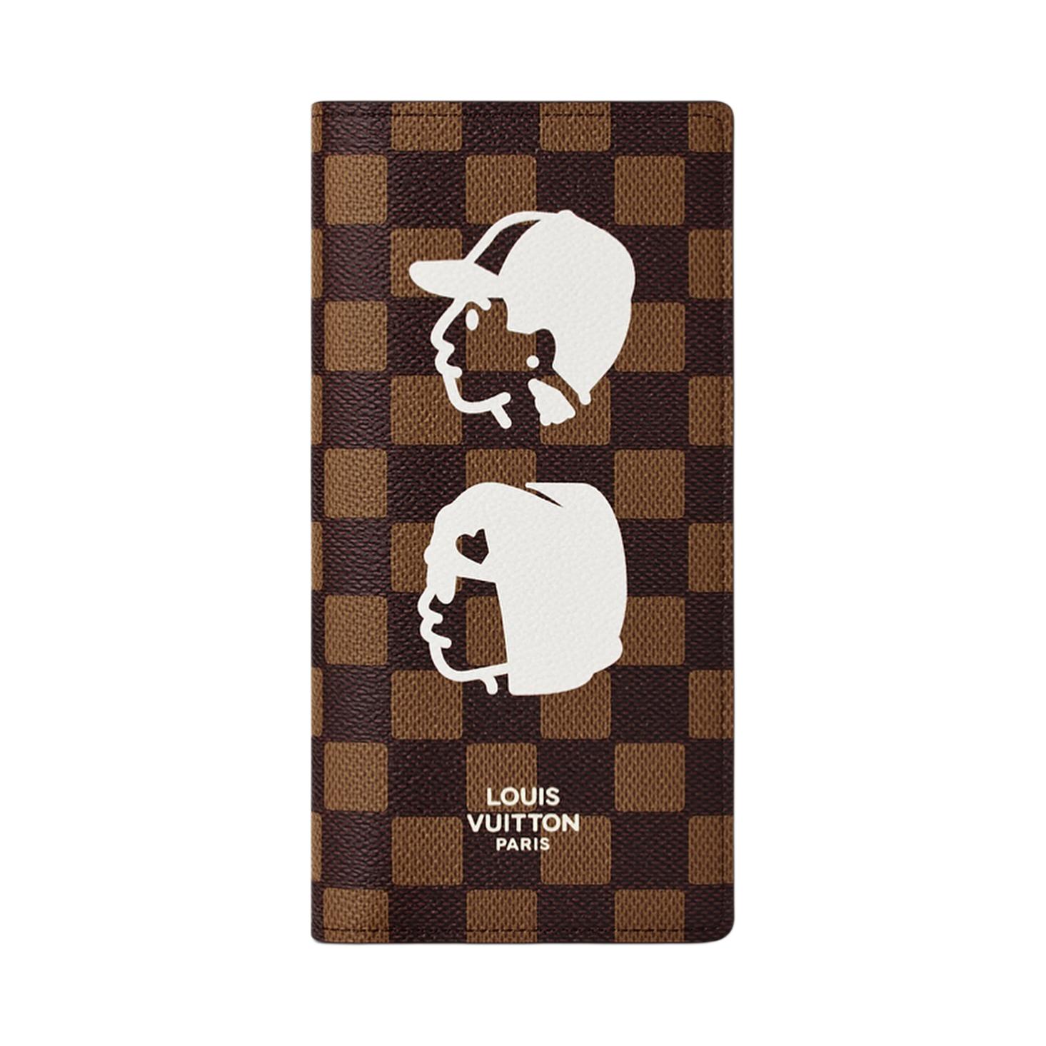 Кошелек Louis Vuitton x Nigo Brazza (коричневый)