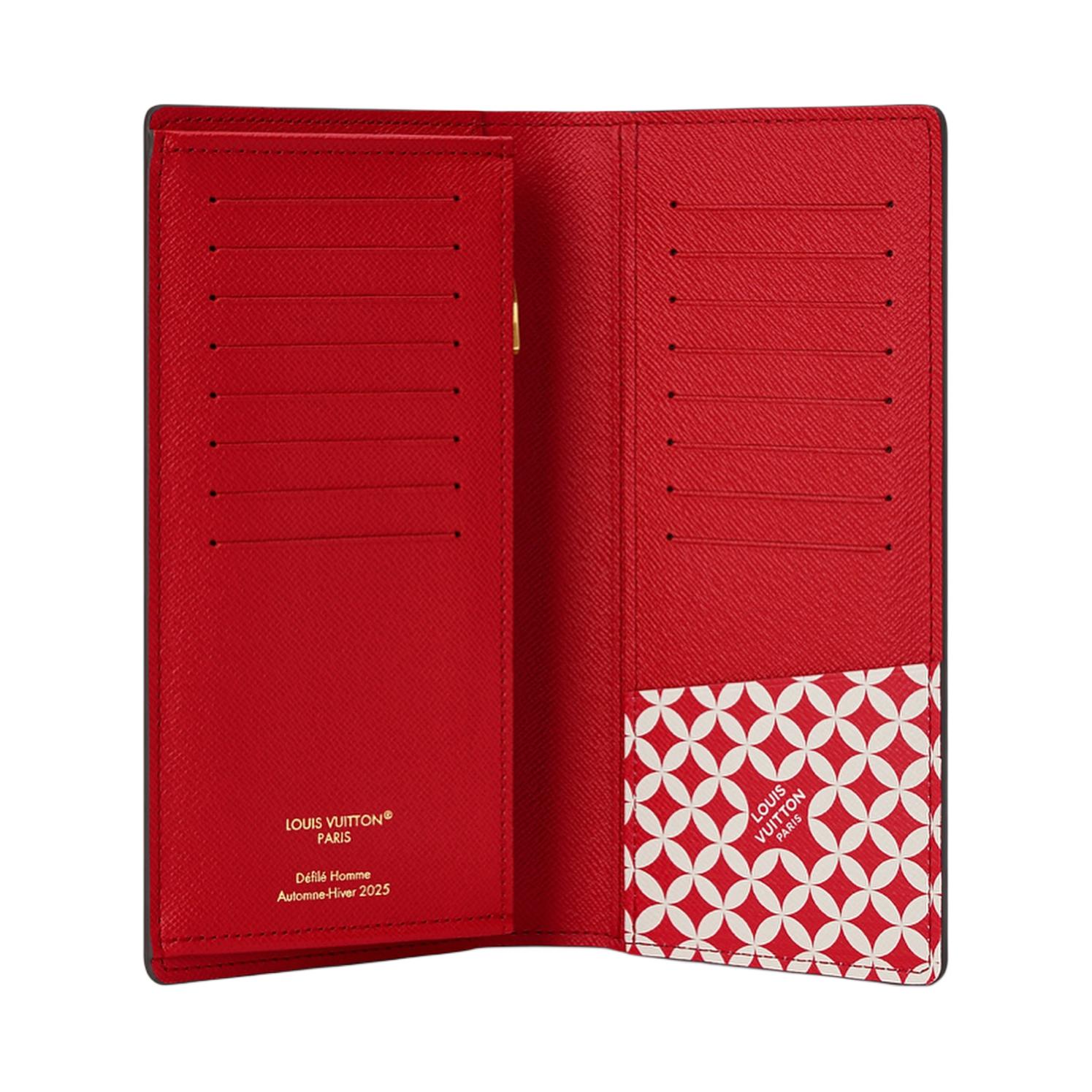 Кошелек Louis Vuitton x Nigo Brazza (коричневый) — фото 4
