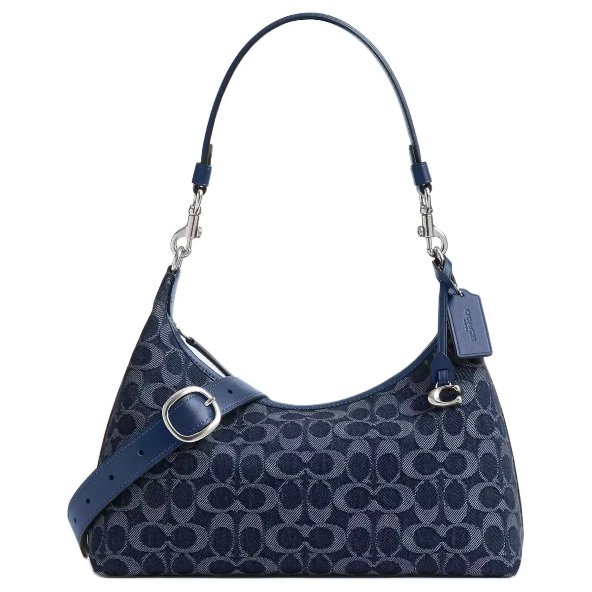 COACH Juliet Fabric Crossbody Bag, Shoulder Bag Large Women's Dark Blue