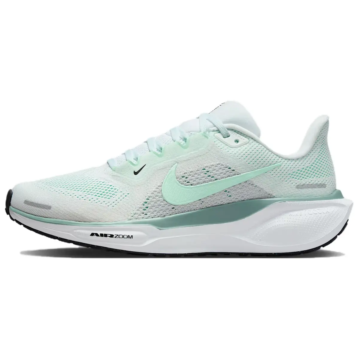 Nike Pegasus 41 Breathable Low top ZOOM AIR Casual Long Distance Running Shoes Women's White Green