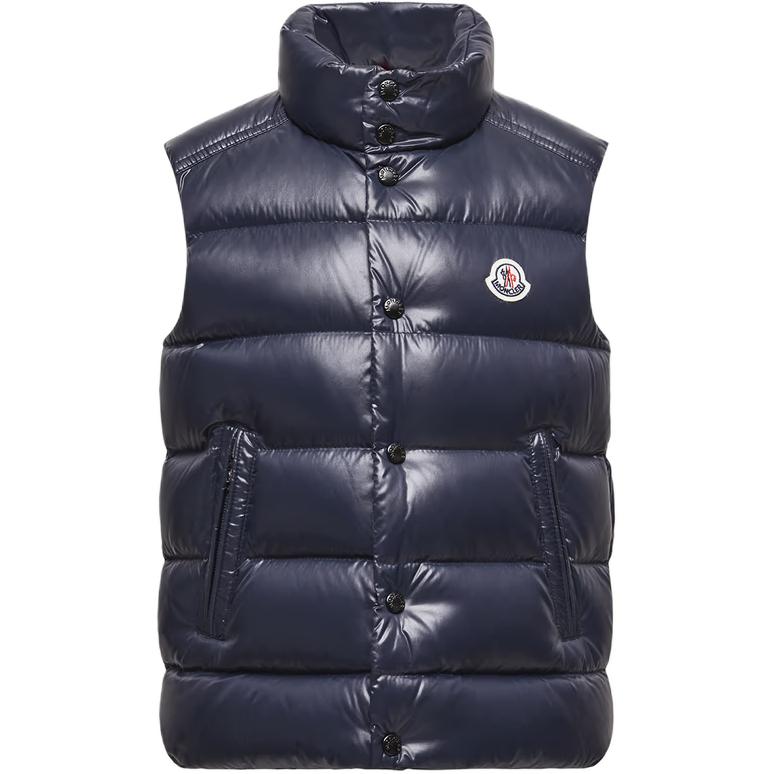 Детский жилет Moncler Tib Down Gilet (военно-морской синий)
