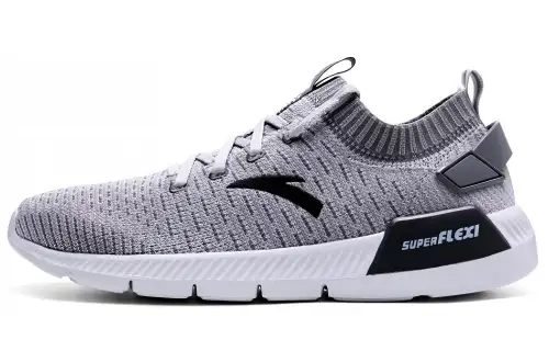 ANTA Running Shoes Men's Low Top Gray