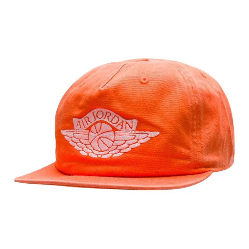 Nike Cotton Baseball Caps Unisex Orange