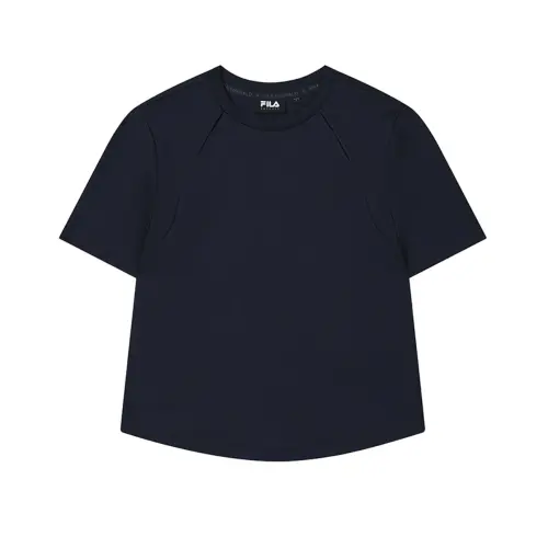 FILA Emerald T Shirts Women's Dome End Blue NV Crew Neck Moderate Straight Fit