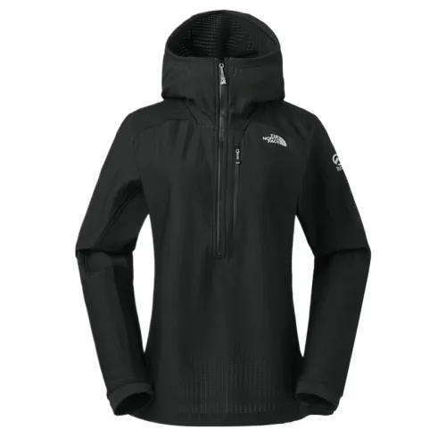 THE NORTH FACE Jackets Women's Gray Hooded Moderate Hard Shell