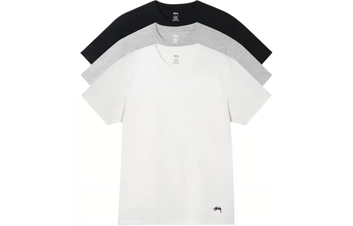 Stussy SS24 T Shirt Unisex 3 Pack