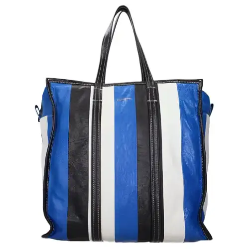 Balenciaga Leather Handbag, Shoulder Bag Women's Black/Blue