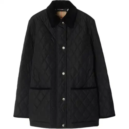 Burberry Long Sleeved Quilted Jacket