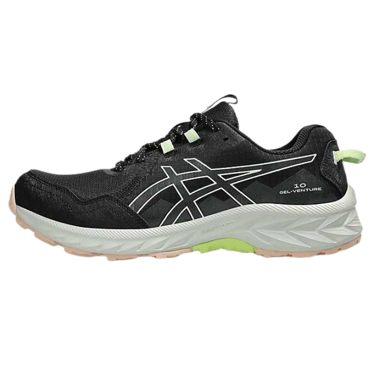 Asics GEL VENTURE 10 Cushioning Breathable Support Low top Running Shoes Women’s Black Green