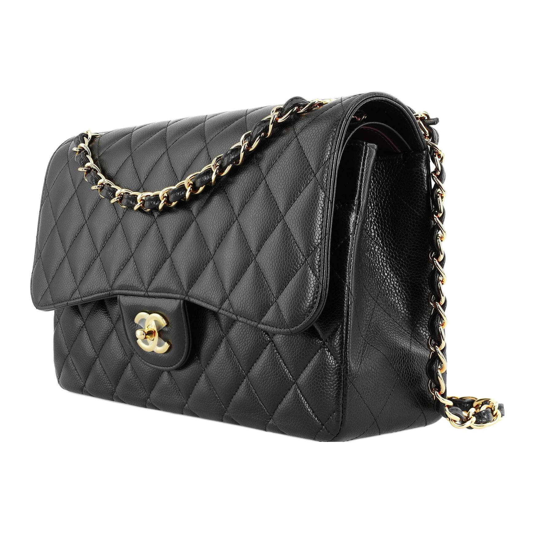 Женская сумка Chanel Classic Flap CF (черная) — фото 2