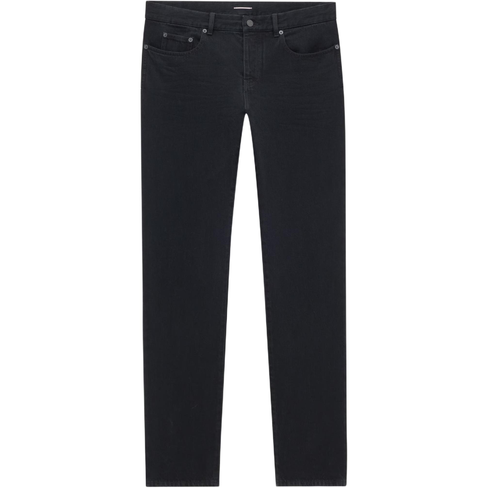 Saint Laurent Low-Rise Straight Leg Jeans