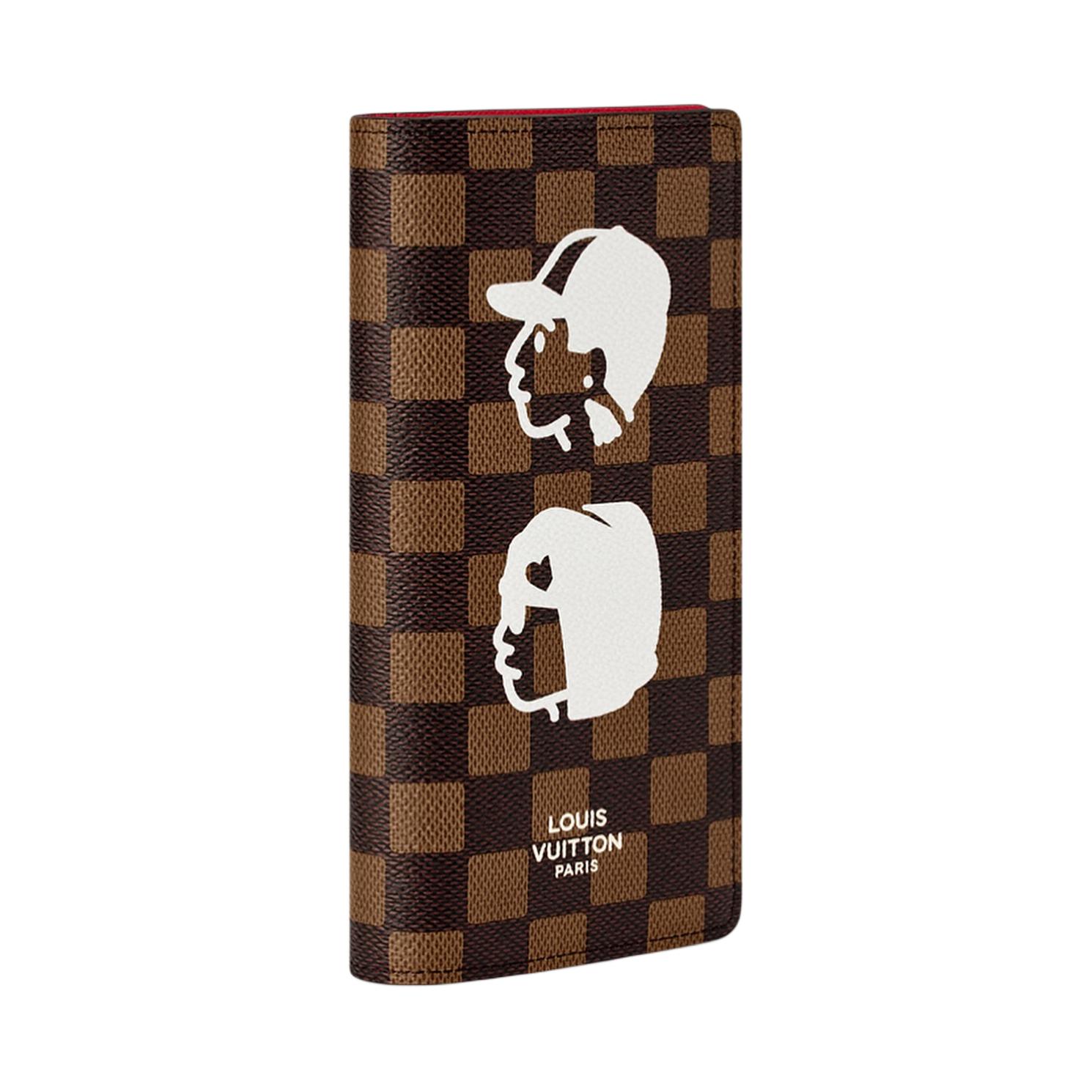 Кошелек Louis Vuitton x Nigo Brazza (коричневый) — фото 2