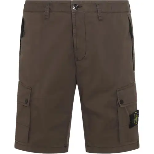 STONE ISLAND Compass Patch Bermuda Shorts