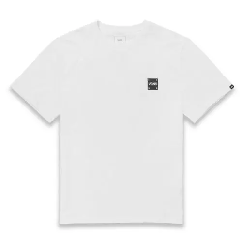 Vans T Shirts Unisex White Crew Neck Moderate Straight Fit