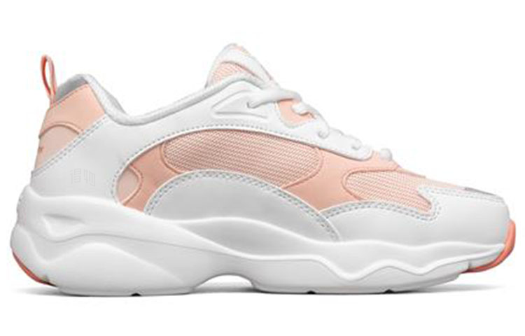 Женские кроссовки Skechers D'Lites Airy (бело-оранжевый) — Белыйоранжевый — фото 2