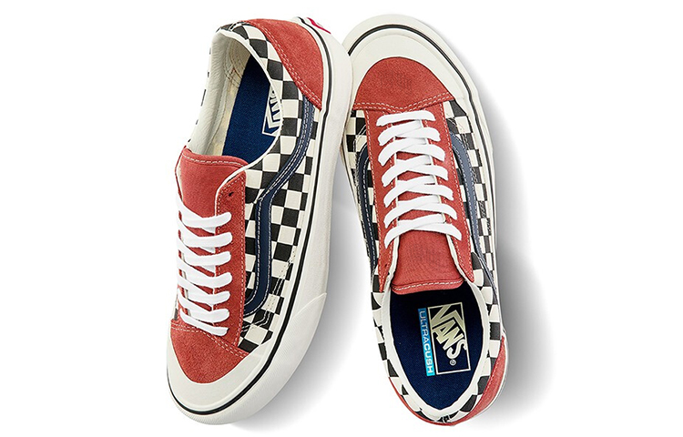 Кеды Vans Style 36 SF (красно-черно-белые) — фото 3