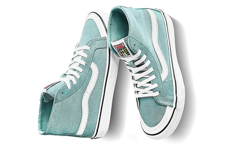 Женские кеды Vans SK8 138 Decon Sf (голубые) — 天蓝色 — фото 3