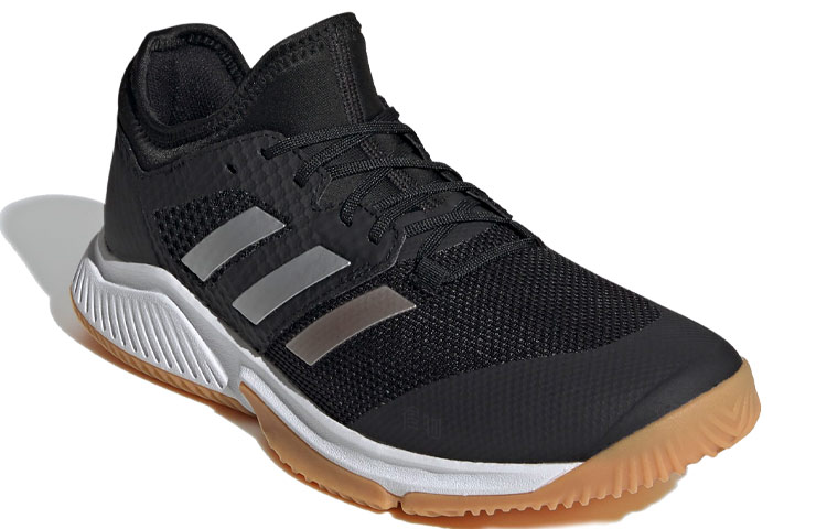 Унисекс кроссовки adidas Court Team Bounce (черно-бело-коричневый) — фото 3