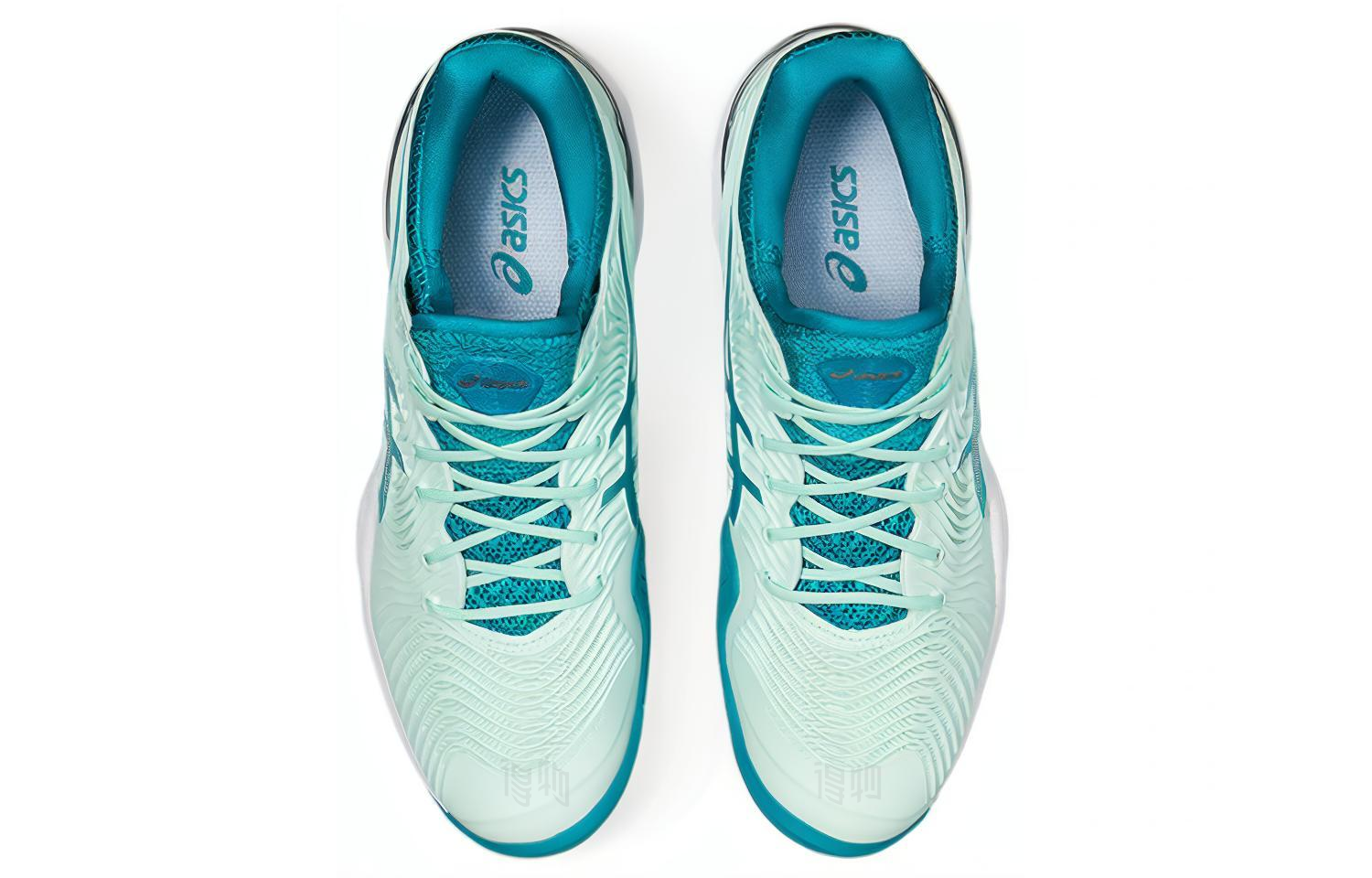 Женские кроссовки ASICS Court FF 2 (/ бирюзовые) — фото 4