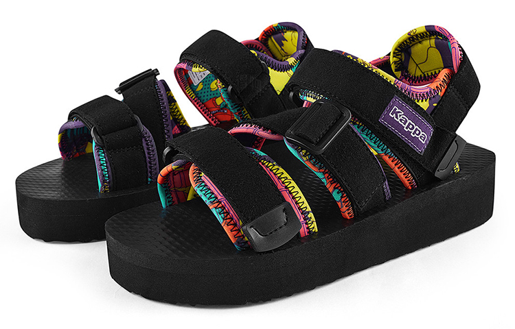 Женские сандалии Kappa Breathable Sandals (черные) — фото 3
