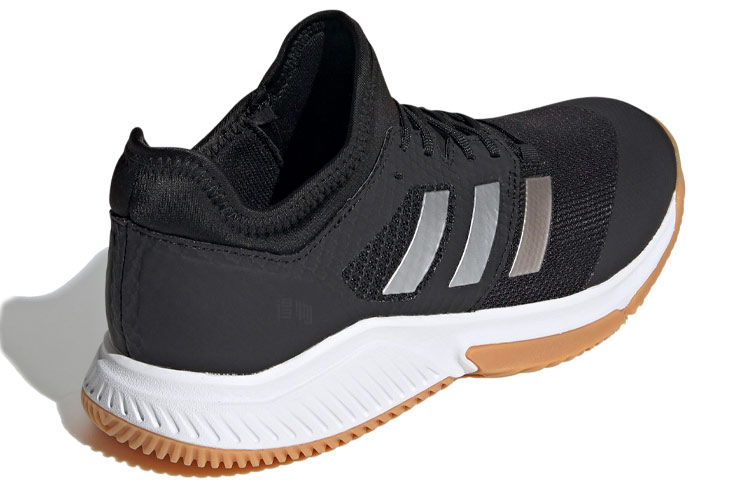 Унисекс кроссовки adidas Court Team Bounce (черно-бело-коричневый) — фото 4