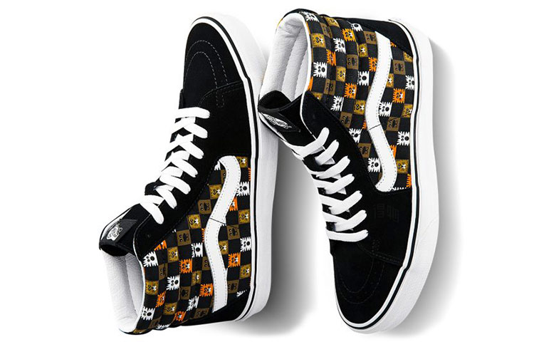 Кеды Vans SK8 (черно-коричневые) — Чёрный / коричневый — фото 3
