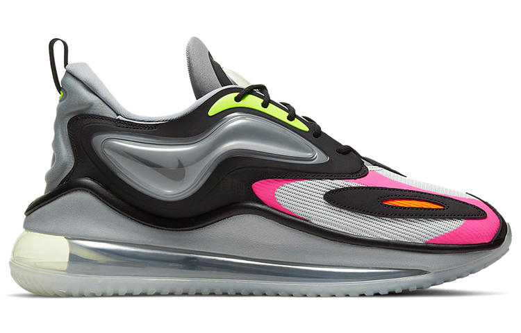 Мужские кроссовки Nike Air Max Zephyr (черно-серо-розовые) — Чёрный / серый / розовый — фото 2