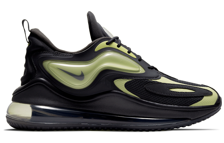 Мужские кроссовки Nike Air Max Zephyr "Lime" (черно-зеленые) — Чёрный / зелёный — фото 2