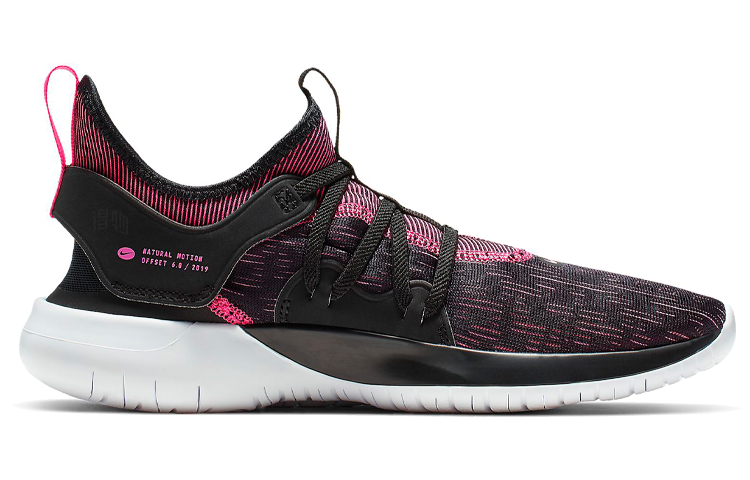 Женские кроссовки Nike Flex Contact 3 (черно-розовые) — Чёрный / розовый — фото 2