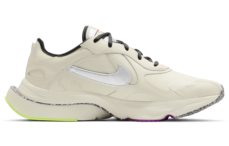 Мужские кроссовки Nike Air Zoom Division WNTR (бежевые, белые, фиолетовые) — Бежевый / белый / фиолетовый — фото 2