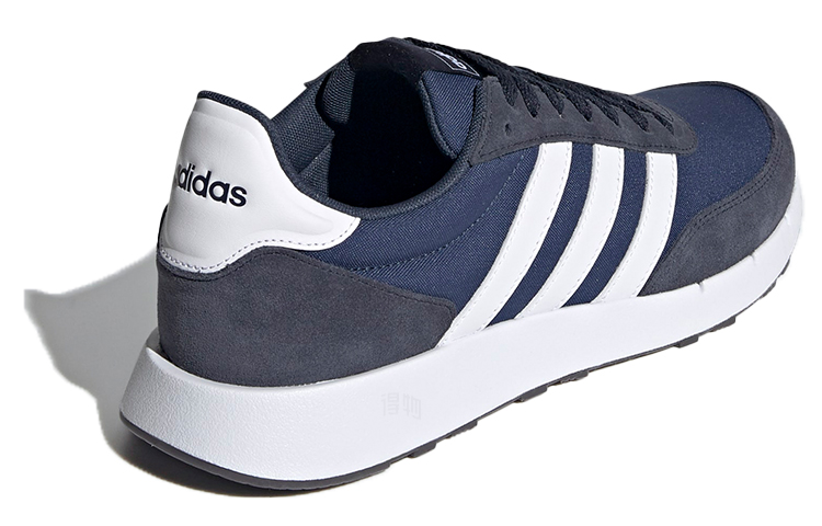 Мужские кроссовки adidas neo Run 60s 2.0 (сине-белые) — Тёмно-синий / белый — фото 4