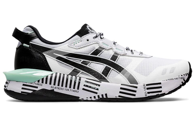 Женские кроссовки ASICS Gel-Lyte XXX (бело-черные) — фото 2