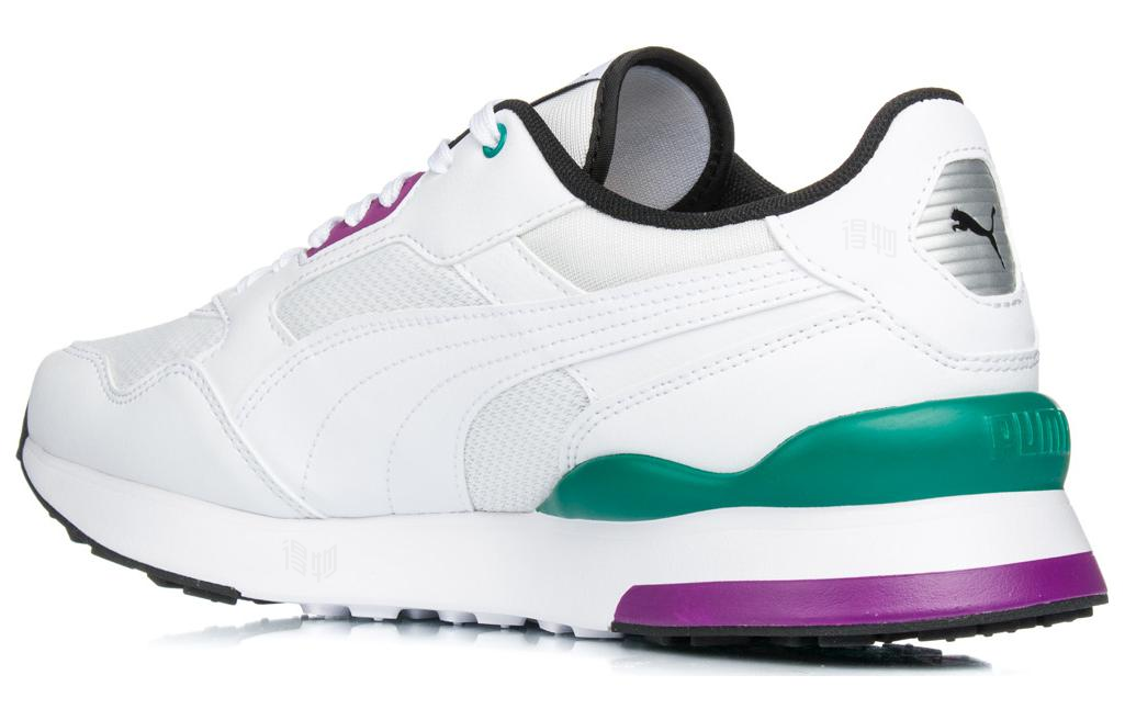 Кроссовки PUMA R78 FUTR (бело-черные) — фото 4