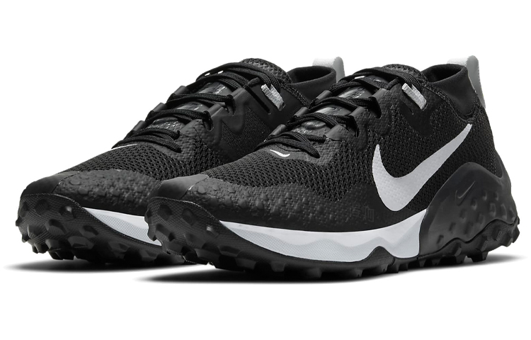 Мужские кроссовки Nike Wildhorse 7 (черно-белый) — Чёрный / белый — фото 3