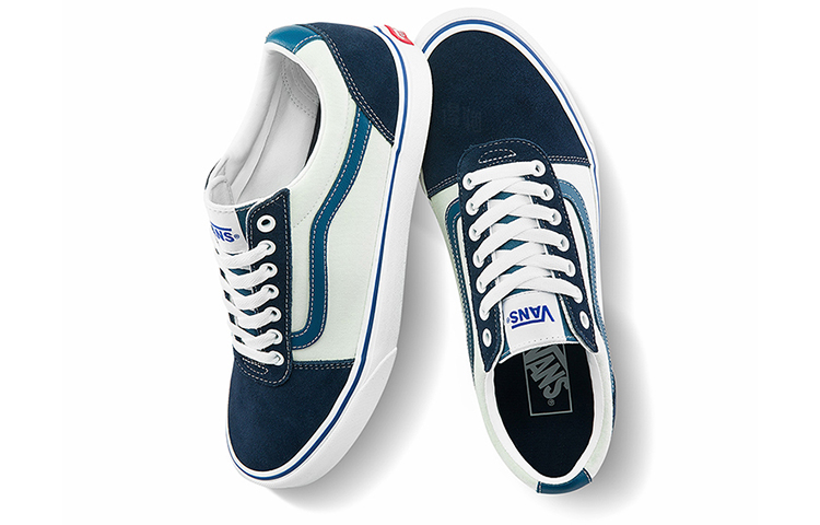 Кеды Vans Ward Active (сине-белые) — 蓝白莫兰迪色 — фото 3