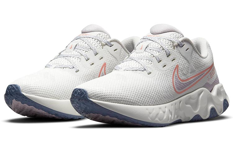 Женские кроссовки Nike Renew Ride 2 (бело-фиолетовый) — фото 3