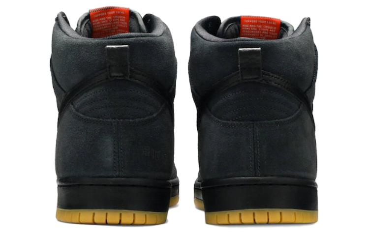 Мужские кроссовки Nike Dunk High Pro Dark Grey (черные) — Чёрный — фото 4