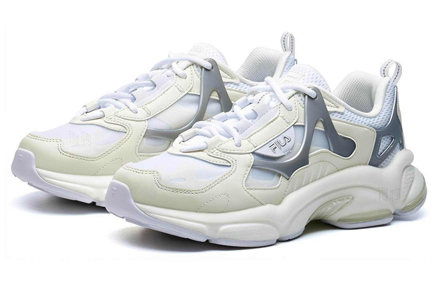 Женские кроссовки Fila FUSION RJV (белые) — 香草冰/斐乐白 — фото 3