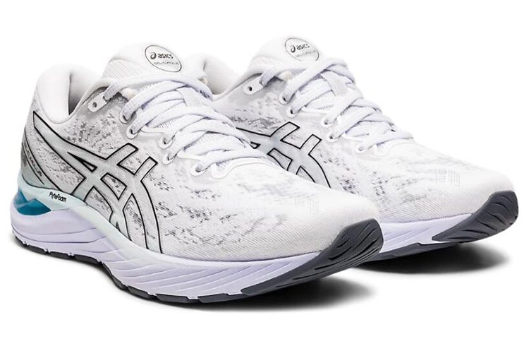 Женские кроссовки Asics Gel-Cumulus 23 (белые) — фото 3