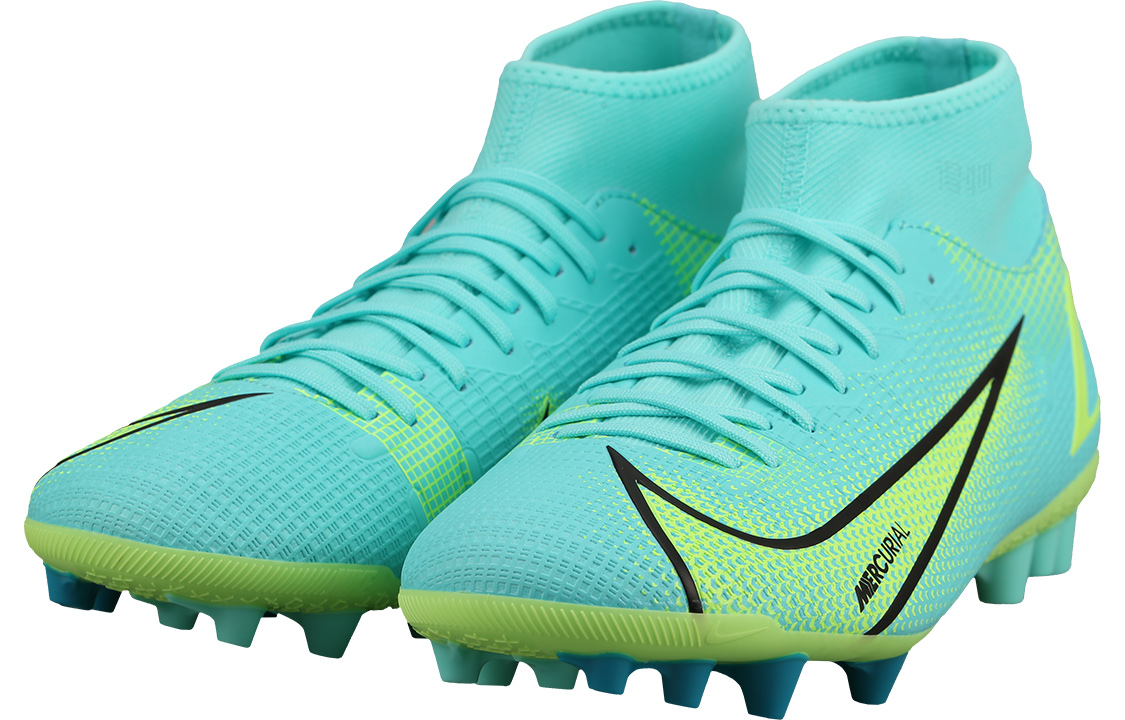 Мужские кроссовки Nike Mercurial Superfly 8 (синие) — фото 3
