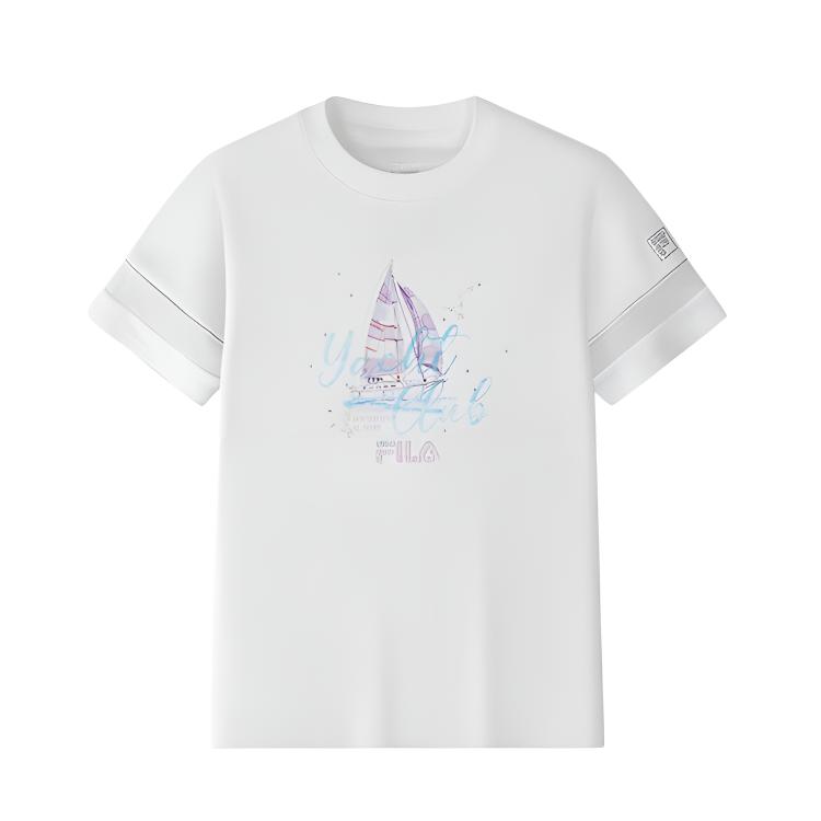 Женская футболка Fila WHITE LINE (белая)