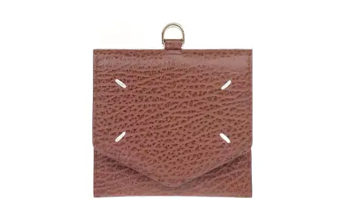 Maison Margiela Calfskin Card Holder Women's Brown