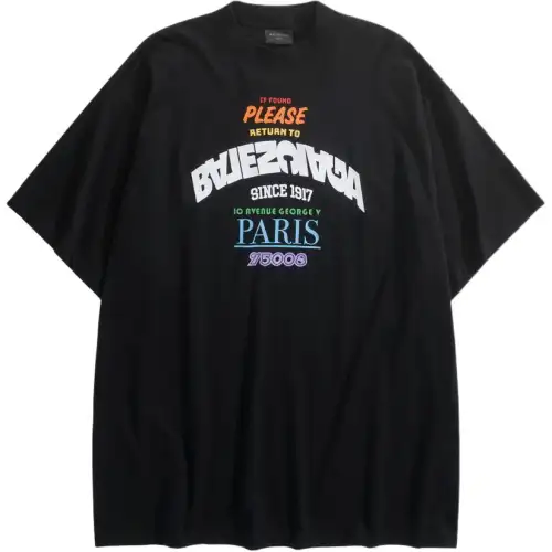 Balenciaga SS25 T Shirt Loose Fit Men's