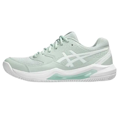 Asics Gel Dedicate 8 Synthetic Leather Cushioning Low top Tennis Shoes Women's Green