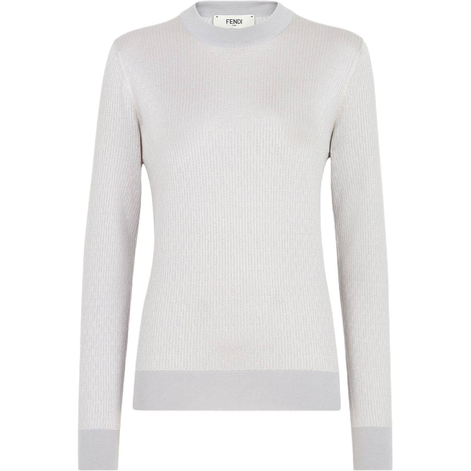 Женский свитер Fendi Beige Knit (бежевый)