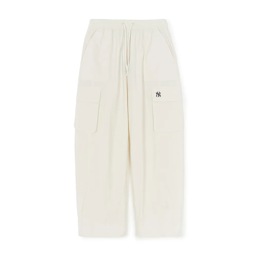 MLB New York Yankees Basic Collection SS25 Cargo Pants Unisex Linen Cream
