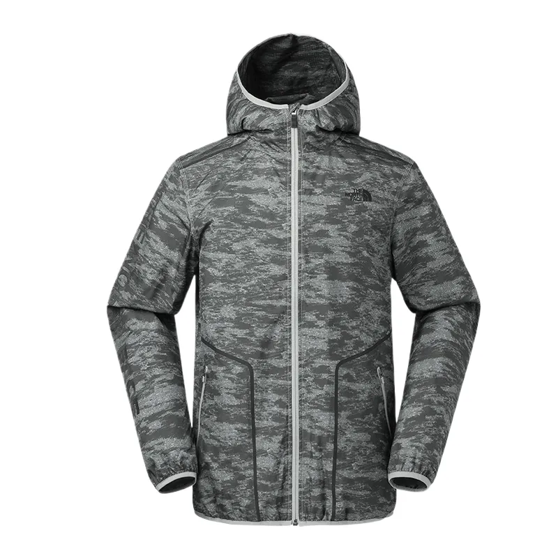 THE NORTH FACE Jackets Men's Gray Hooded Thin Other