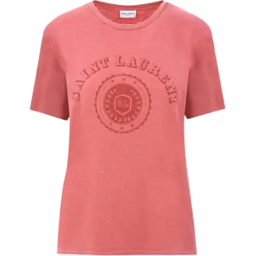 SAINT LAURENT T Shirt Women's Pink