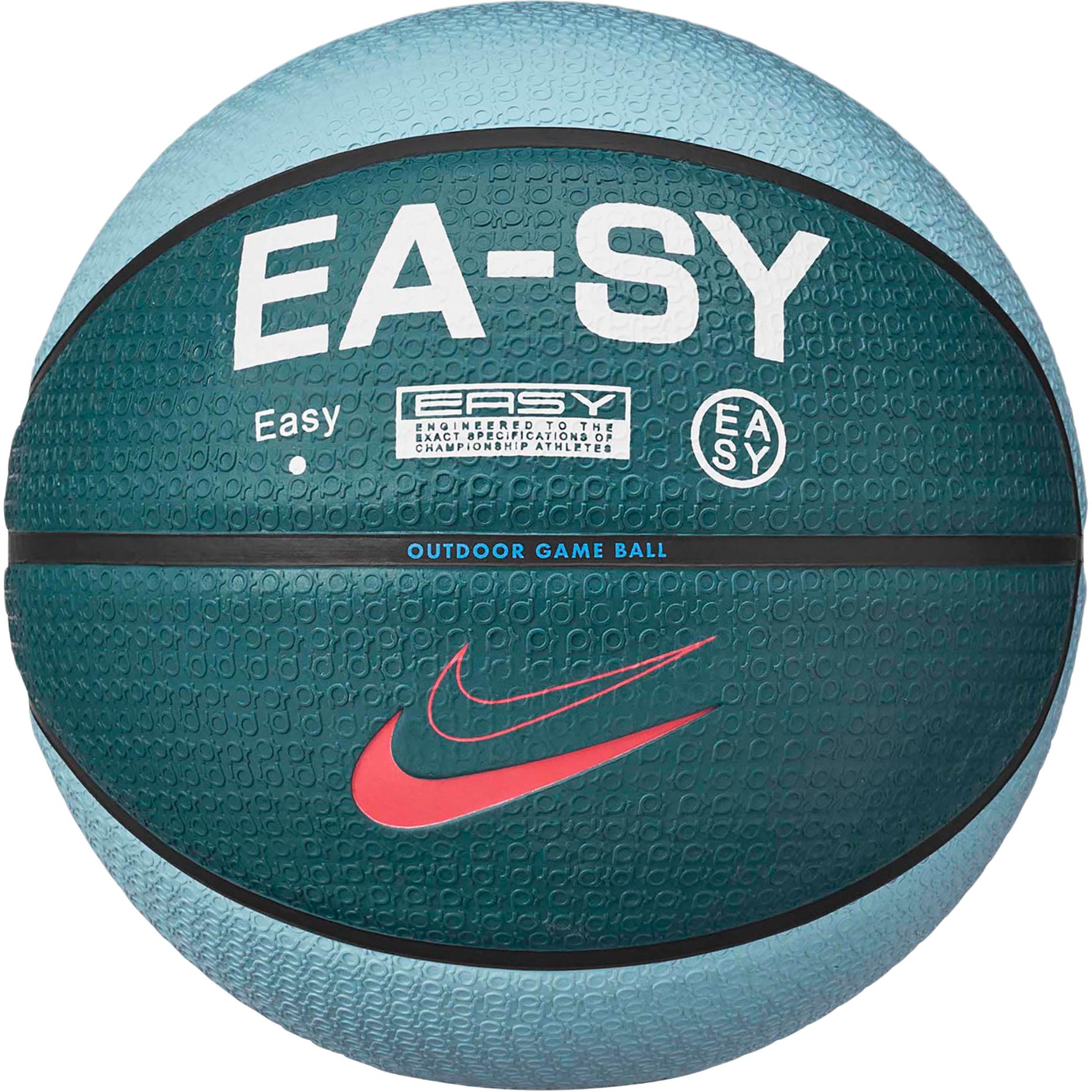 Nike Rubber Basketball Blue Green Size 7 Training Unisex